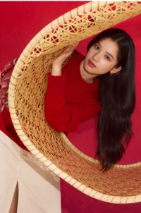 Zhang Jingyi wearing Burberry Knitwear