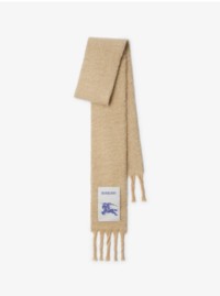 Immagine di una sciarpa sottile in misto lana e mohair
