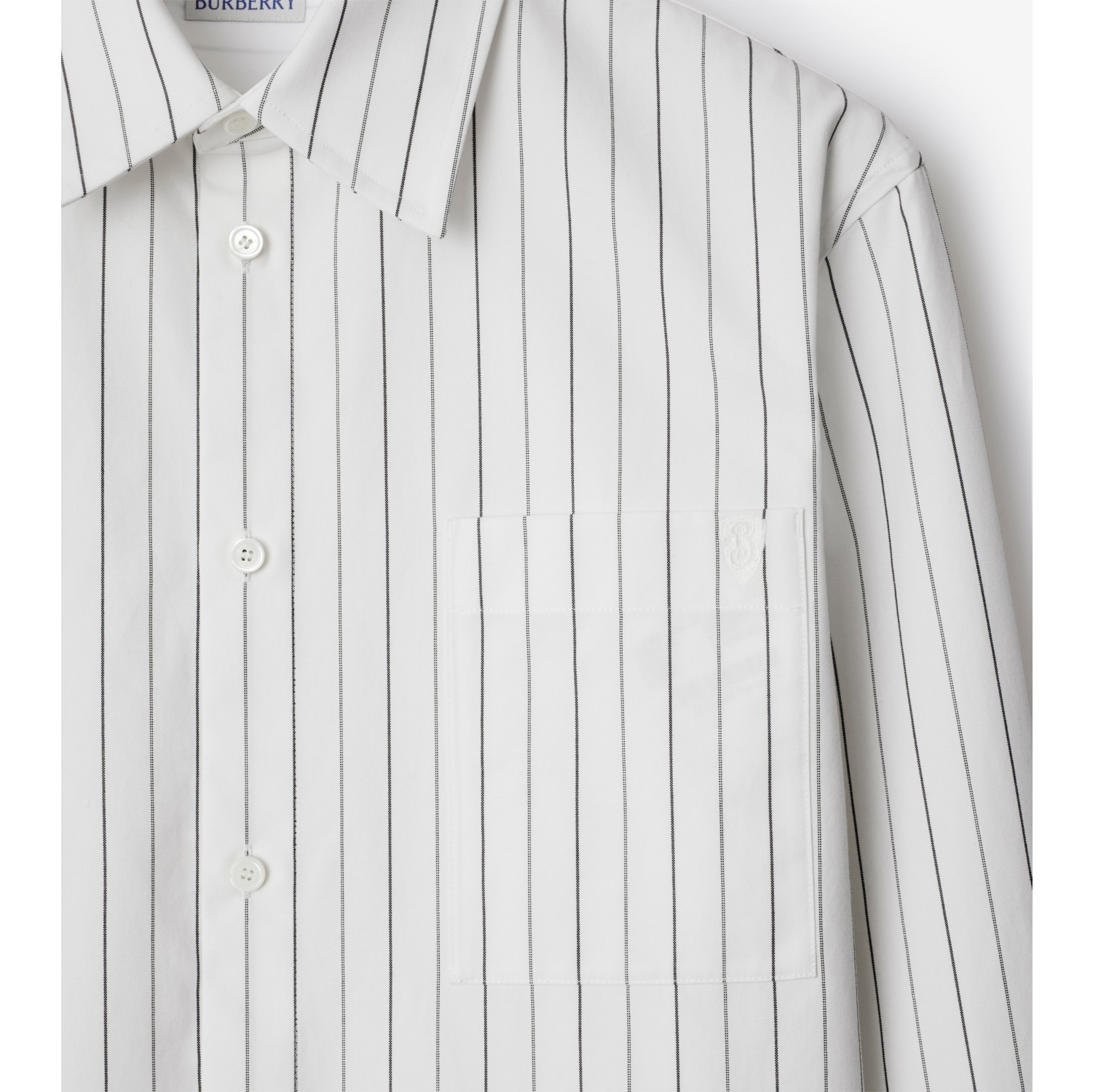 Relaxed Fit Striped Cotton Shirt