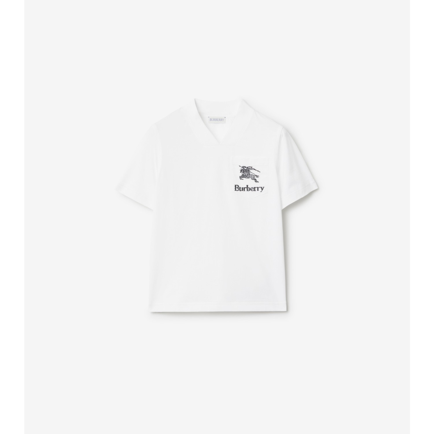 T shirt en coton Blanc Site officiel Burberry