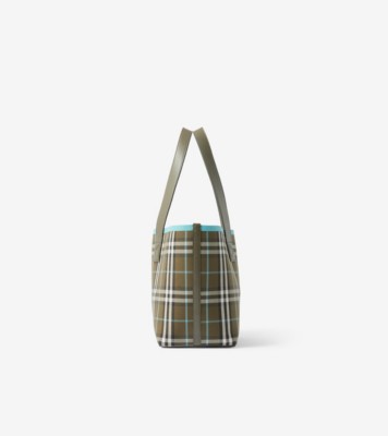 Medium London Tote Bag in Olive Green - Women | Burberry® Official