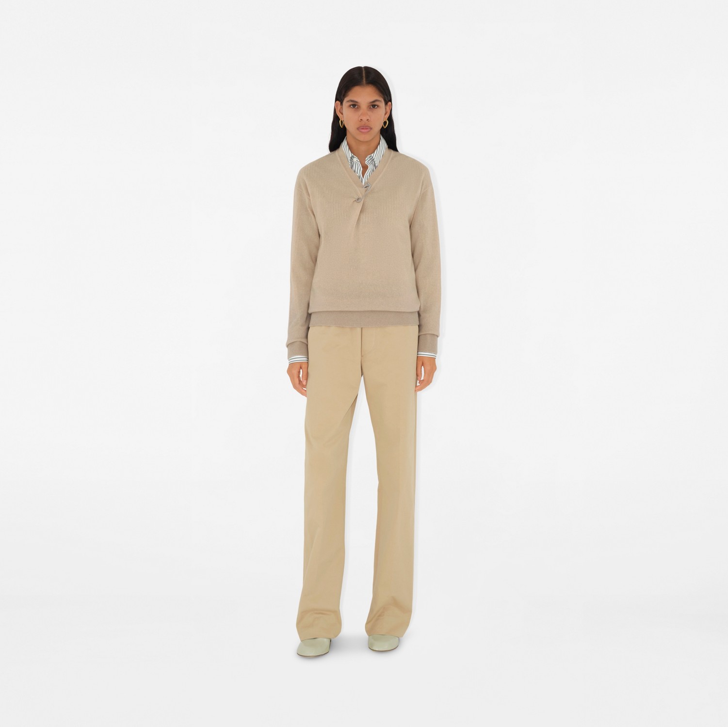 Cashmere Sweater in Nutmeg - Women | Burberry® Official Cashmere Sweater in Nutmeg - Women | Burberry® Official