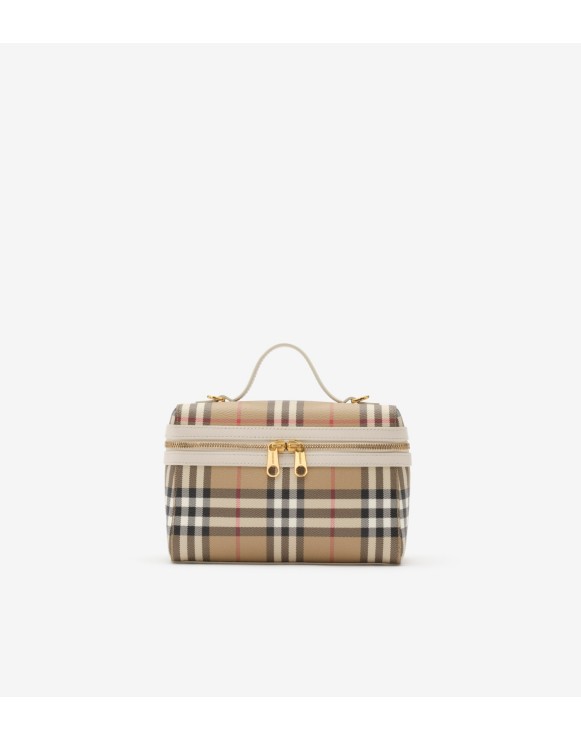 Vanity Bag in Check