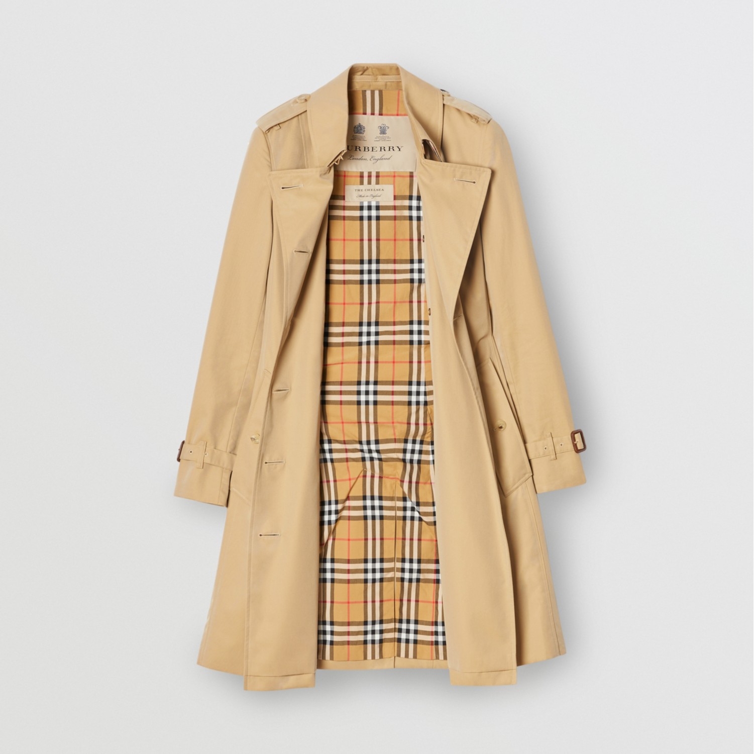 The Mid-length Chelsea Heritage Trench Coat in Honey - Women 