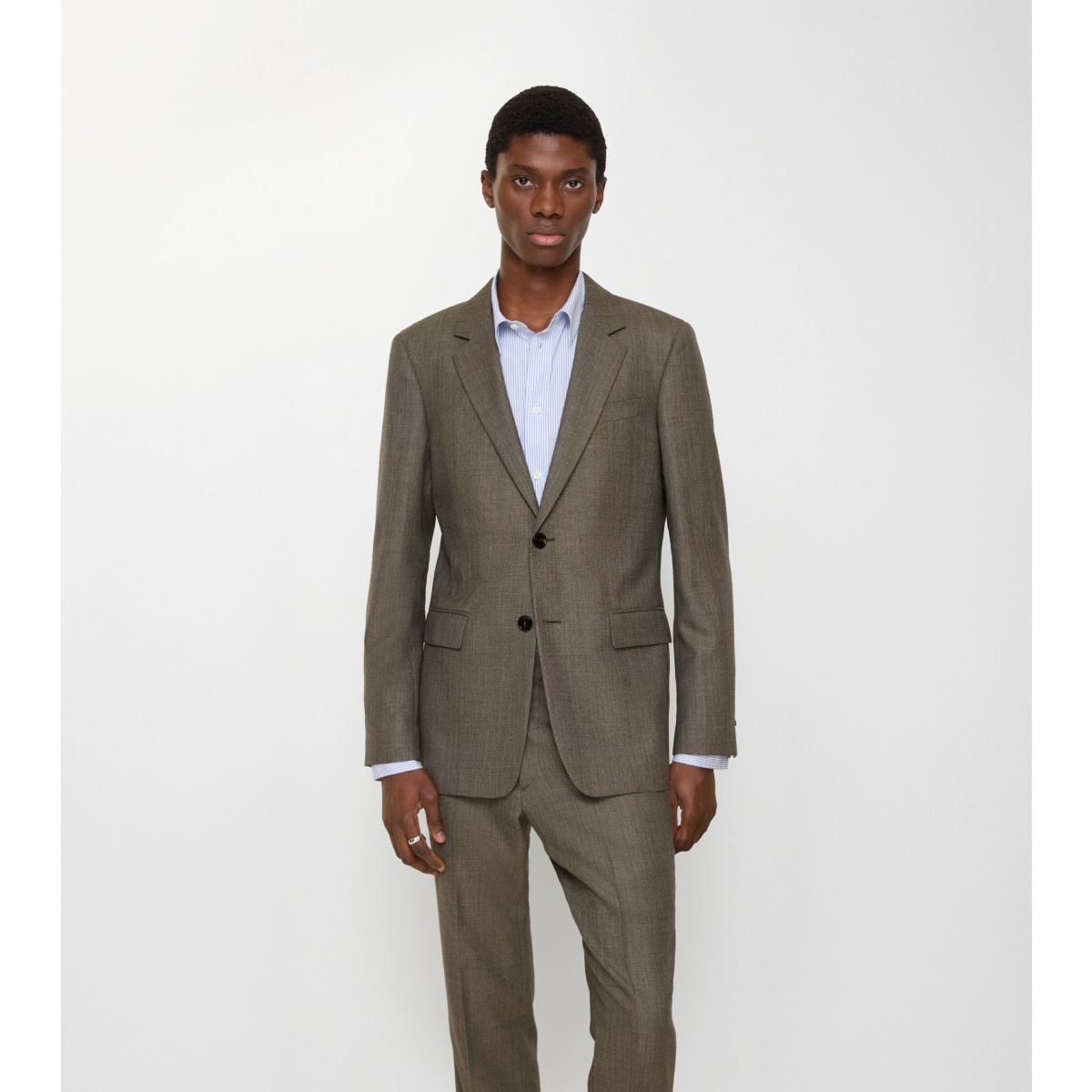  Check Sharkskin Tailored Jacket