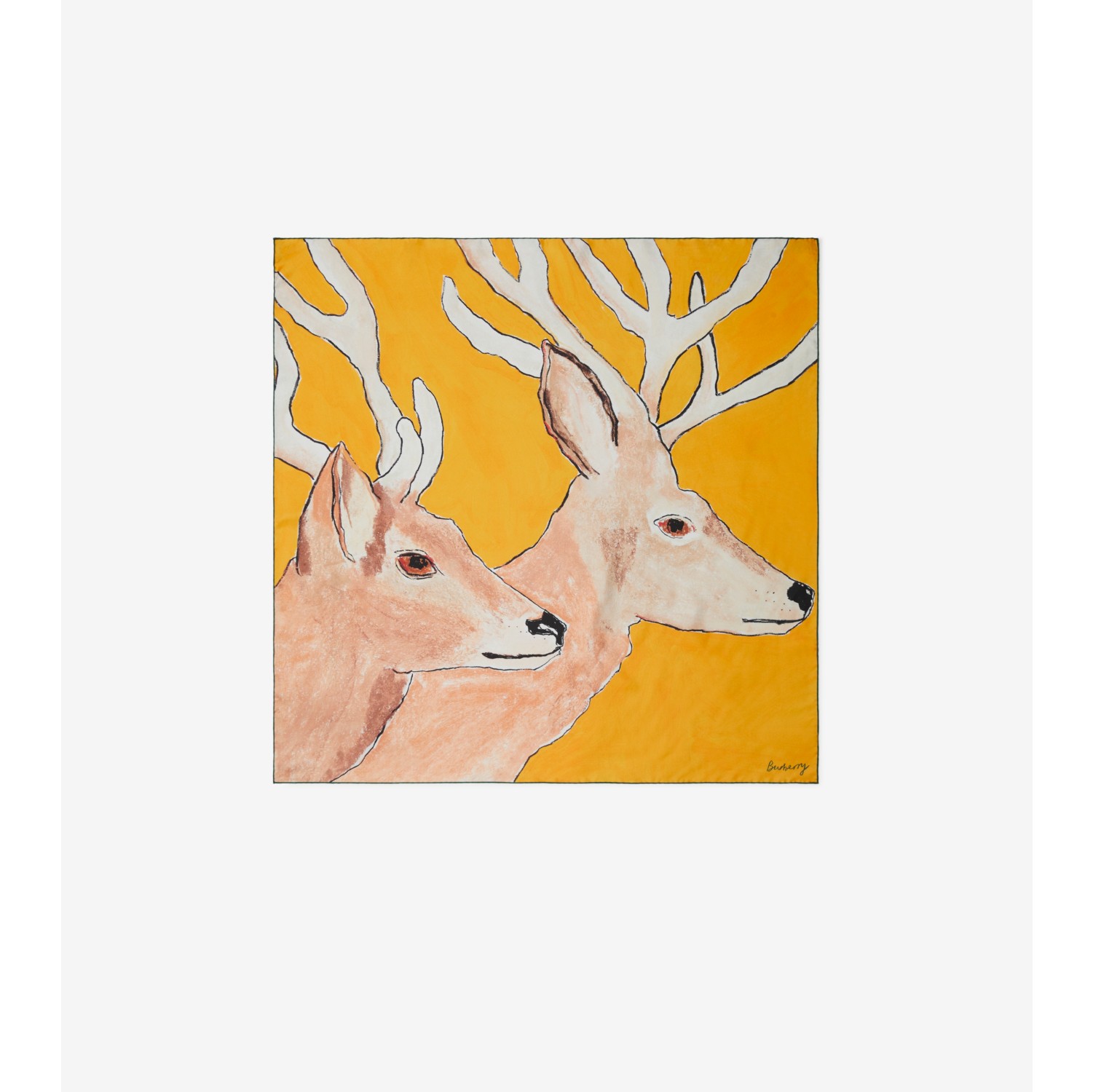 Stag Silk Scarf