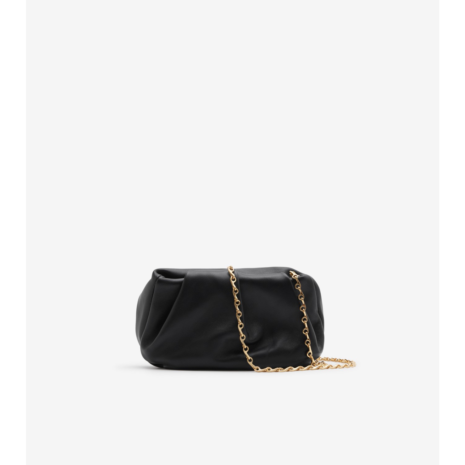 Rose Chain Clutch in Black - Women, Leather | Burberry® Official