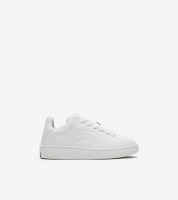 Sneakers Box en cuir (Blanc) - Femme | Site officiel Burberry®