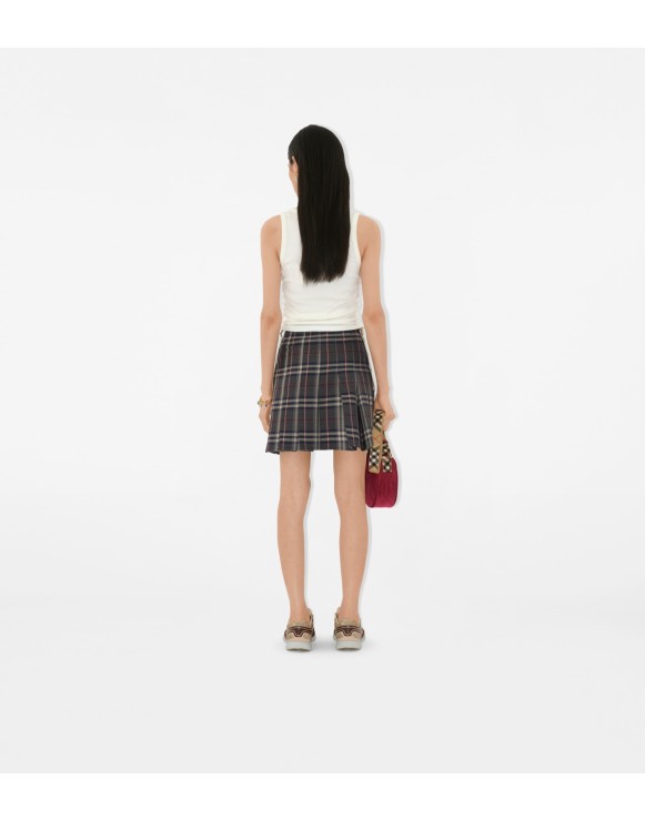 Check Wool Mini Kilt