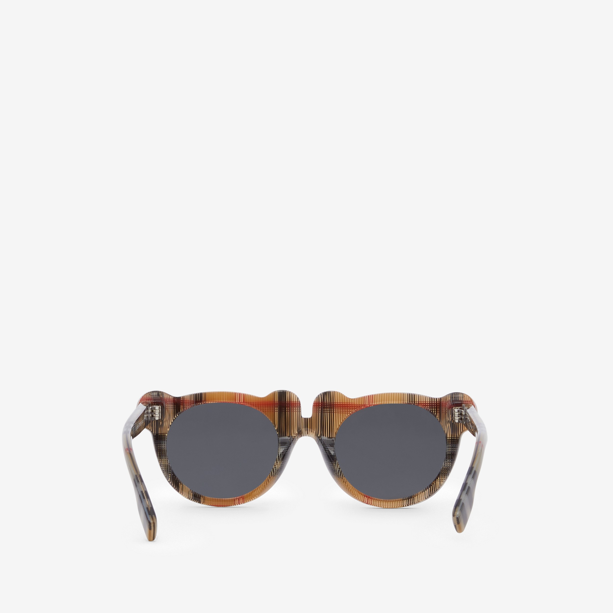 Sonnenbrille mit Teddybär-Fassung und Vintage Check-Muster (Antikgelb) | Burberry® - 2