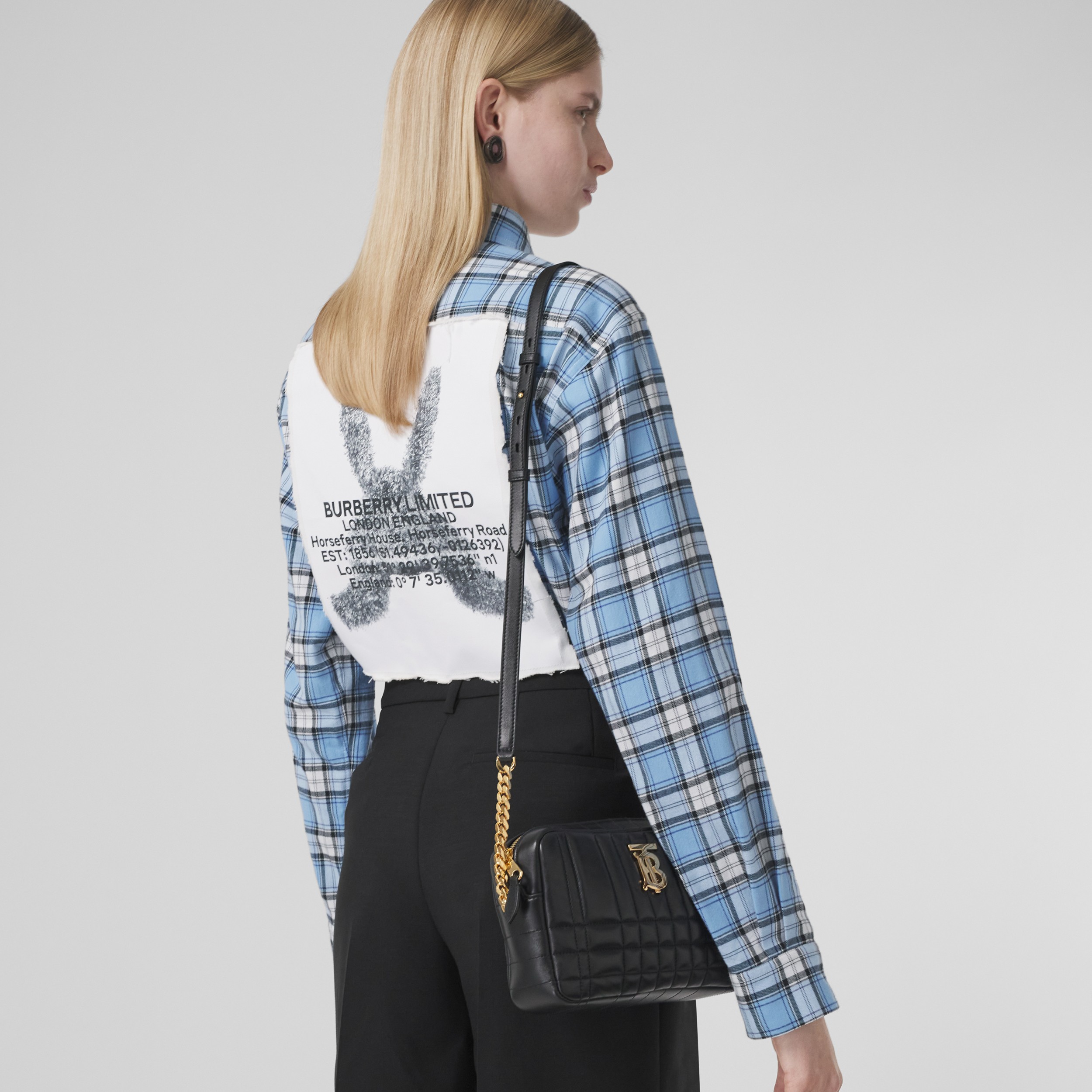 Quilted Leather Small Lola Camera Bag in Black - Women | Burberry® Official Quilted Leather Small Lola Camera Bag in Black - Women | Burberry® Official