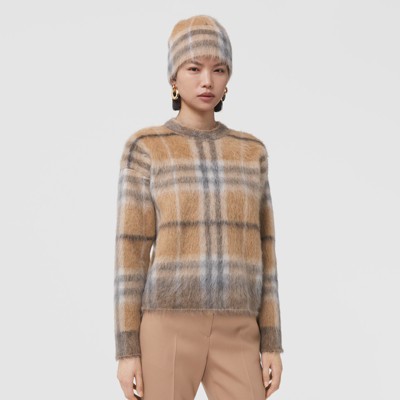 burberry check sweater