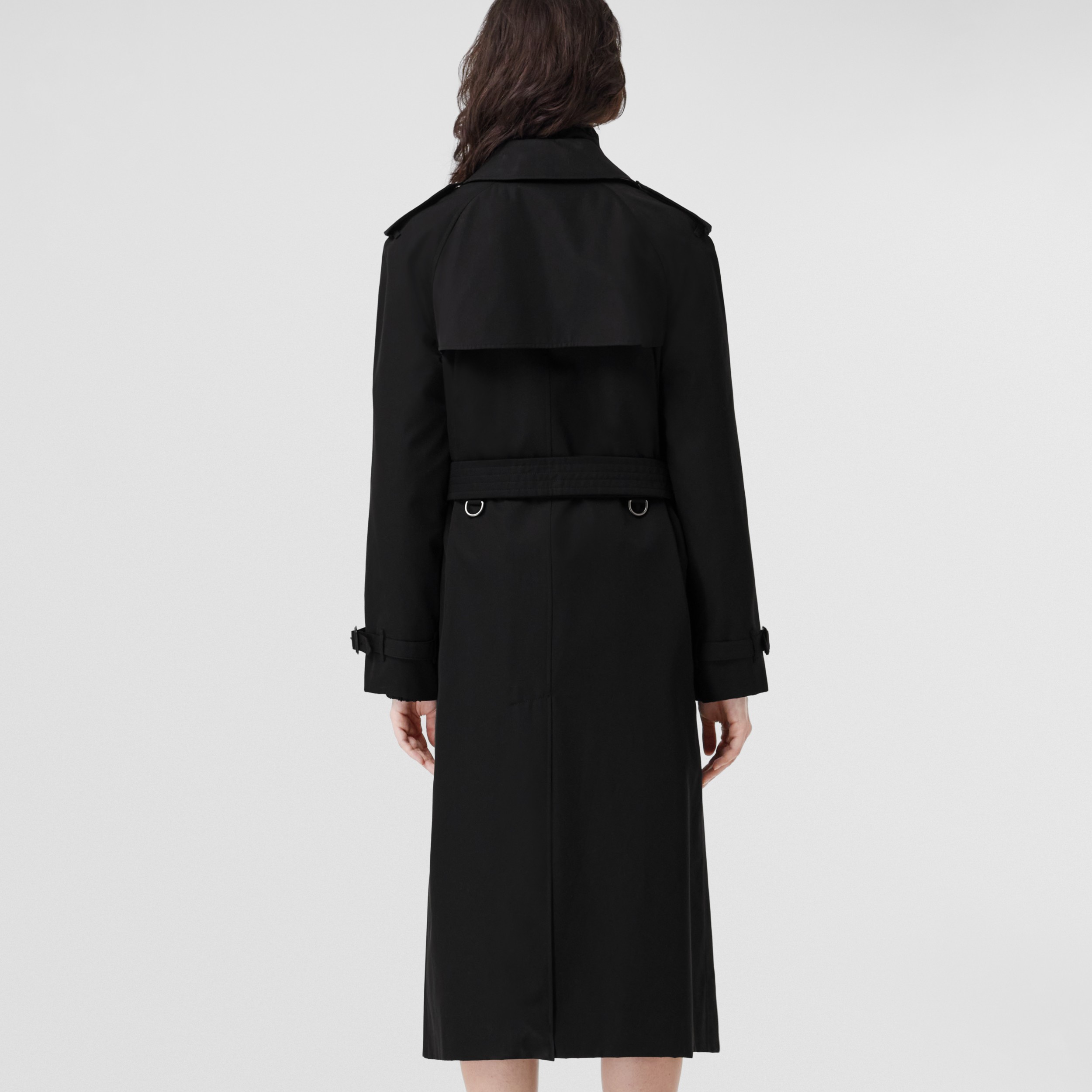 The Long Waterloo Heritage Trench Coat in Black - Women | Burberry® Official