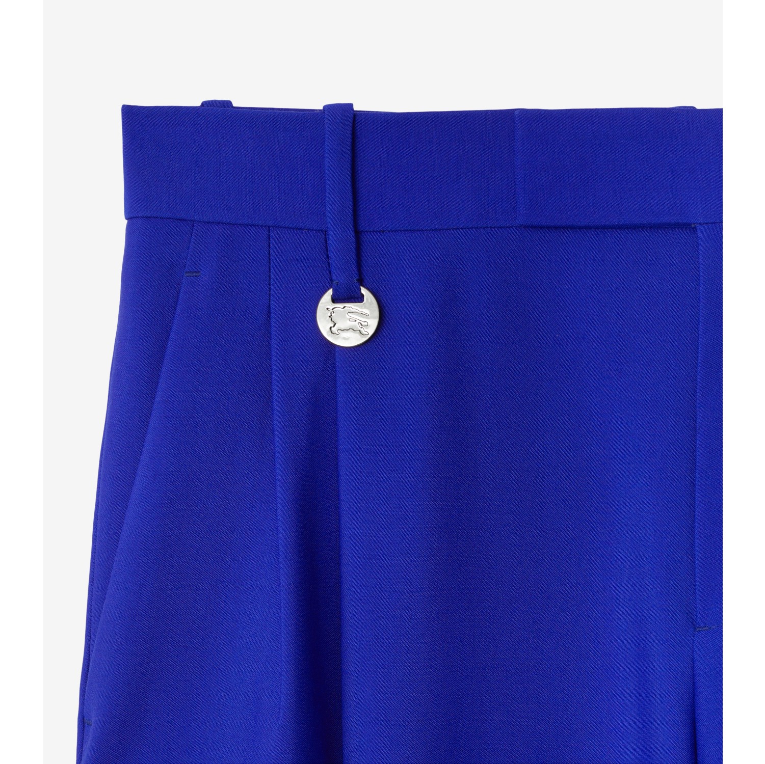 Wool Tailored Trousers in Knight - Women | Burberry® Official