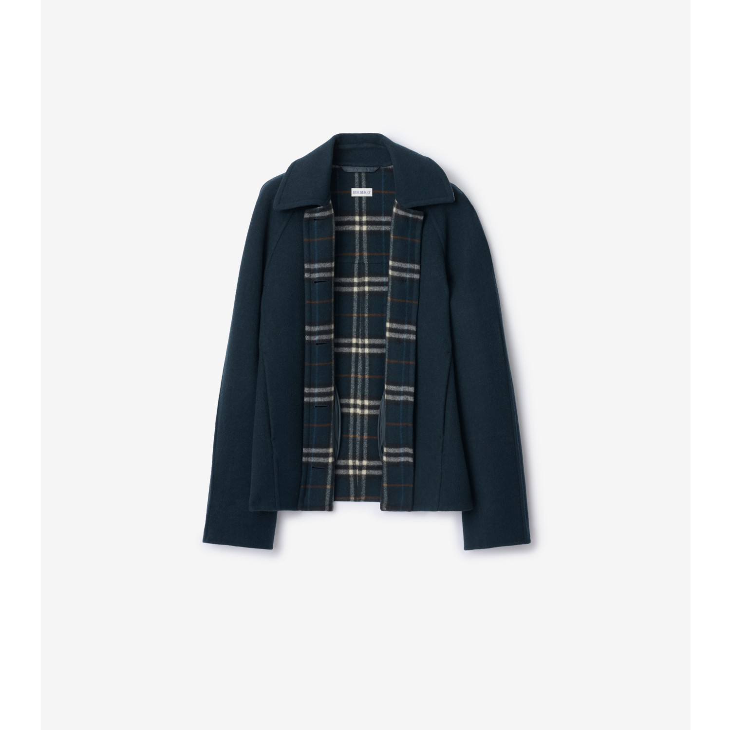 ウール バーンジャケット (パイロットブルー) - ウィメンズ | Burberry