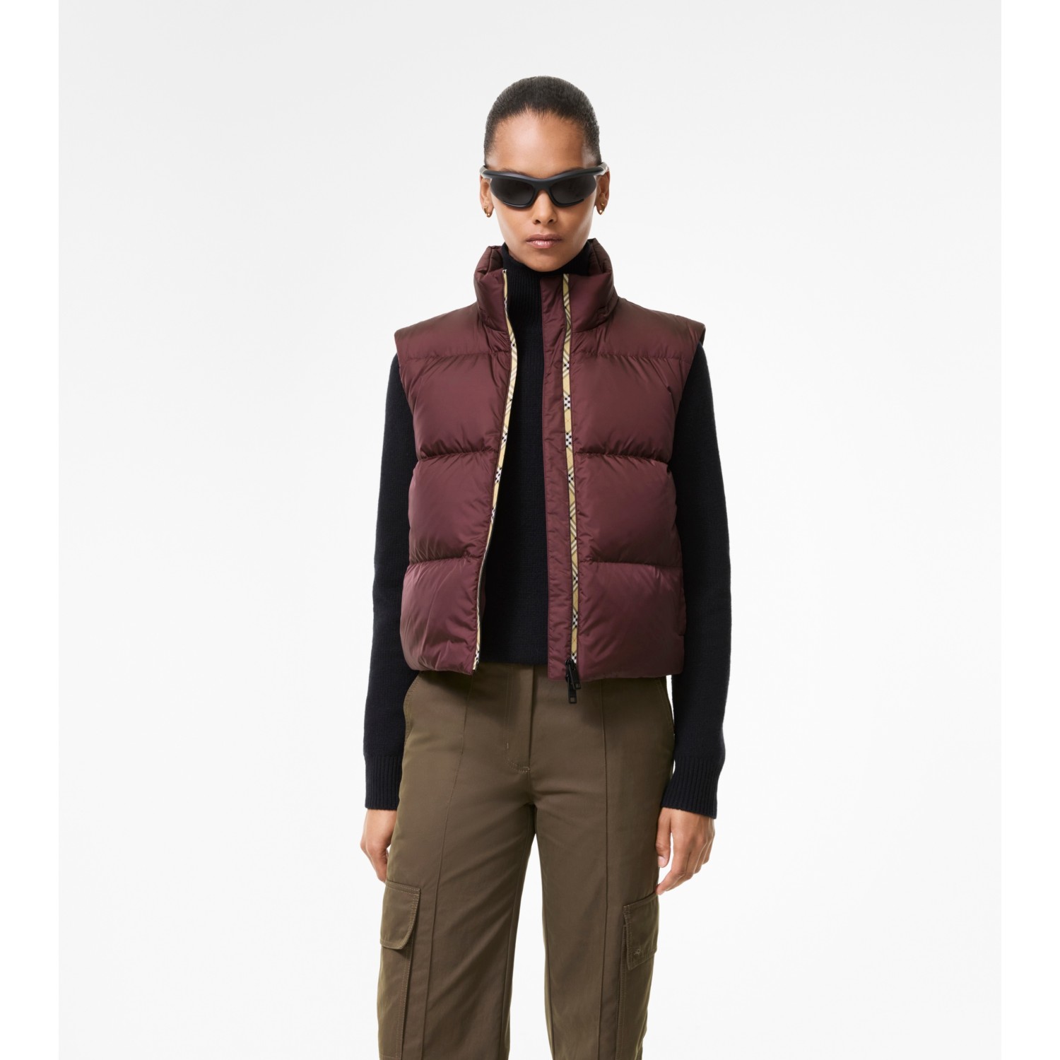 Detachable Sleeve Nylon Langdale Puffer Jacket - thumbnail 7