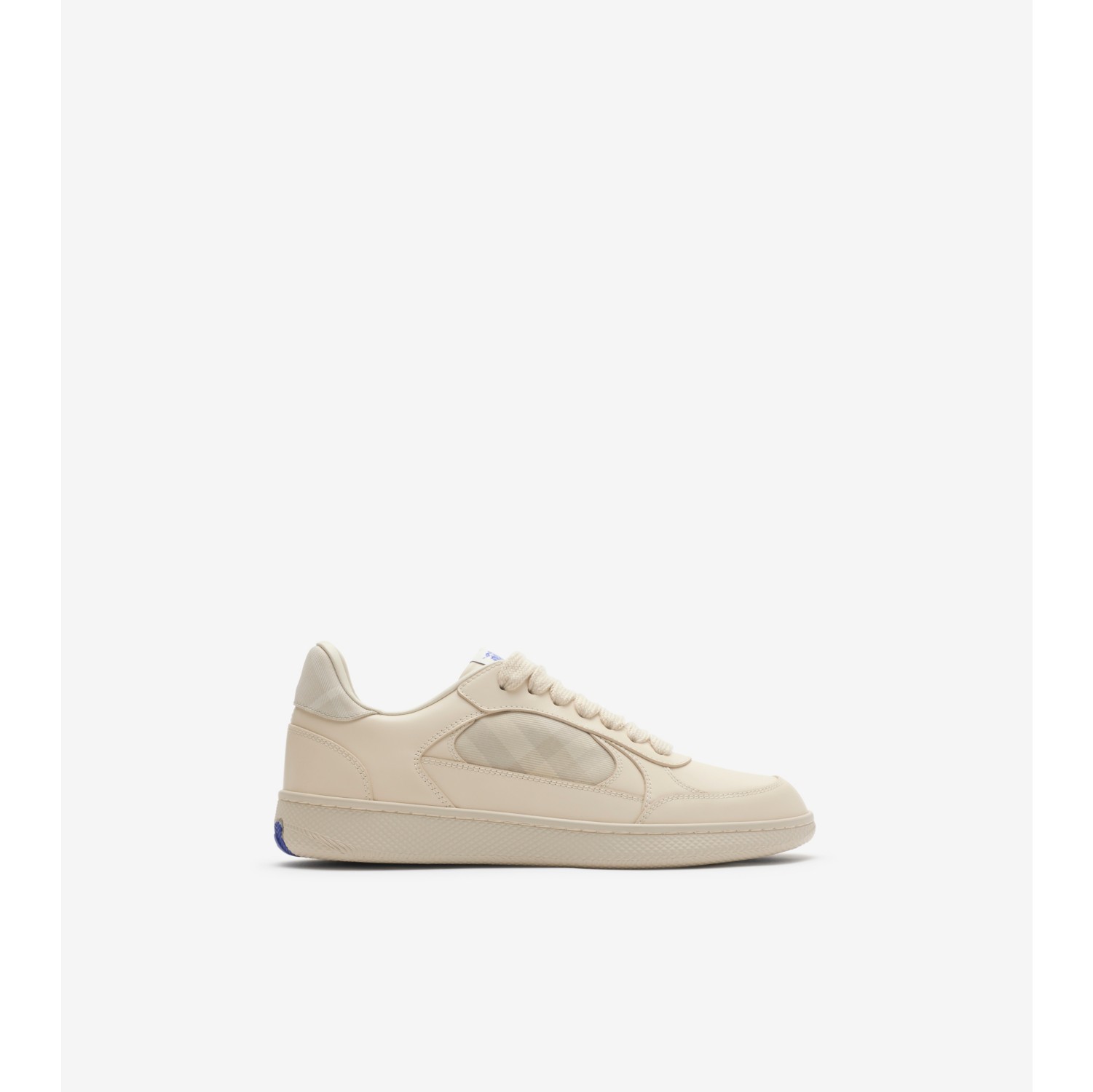Leather and Check Terrace Sneakers​