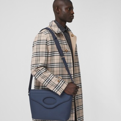 burberry grainy leather wristlet clutch