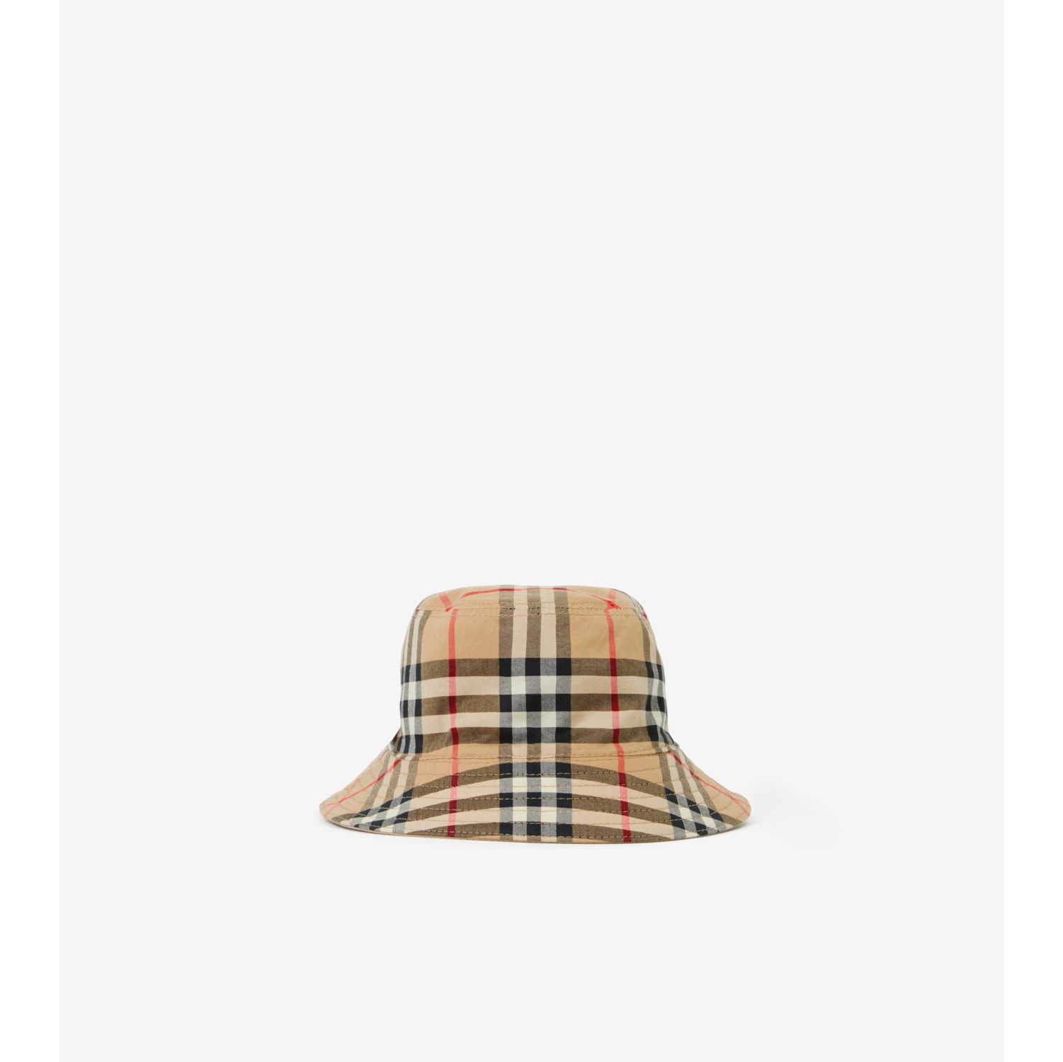 Reversible Check Bucket Hat in Honey - Children | Burberry® Official