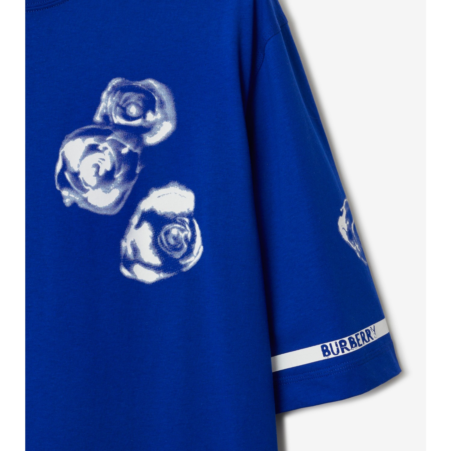 Camiseta de algodão com estampa Rose
