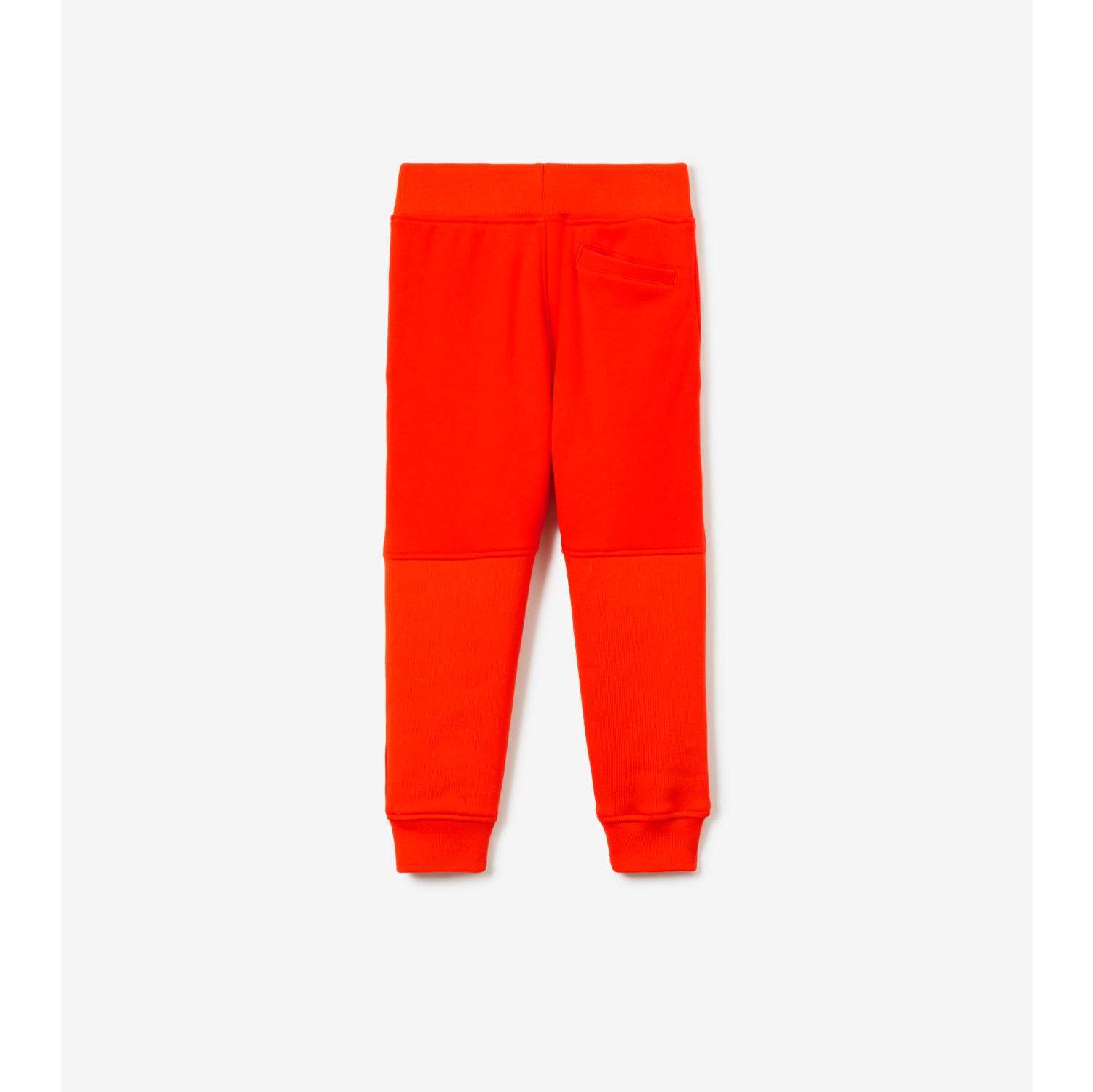 EKD Cotton Jogging Pants in Scarlet Orange Burberry Official