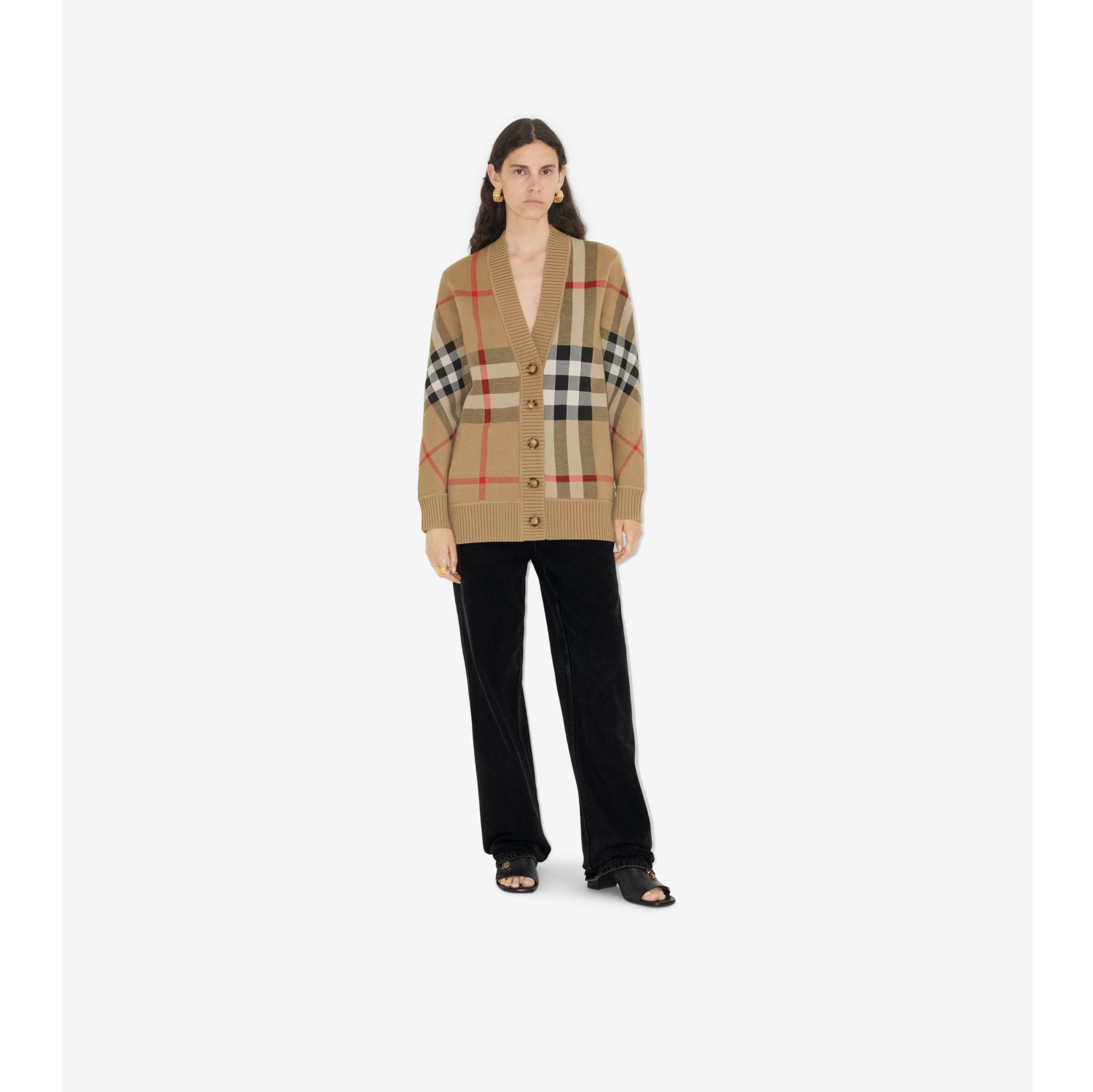 Burberry cashmere discount cardigan