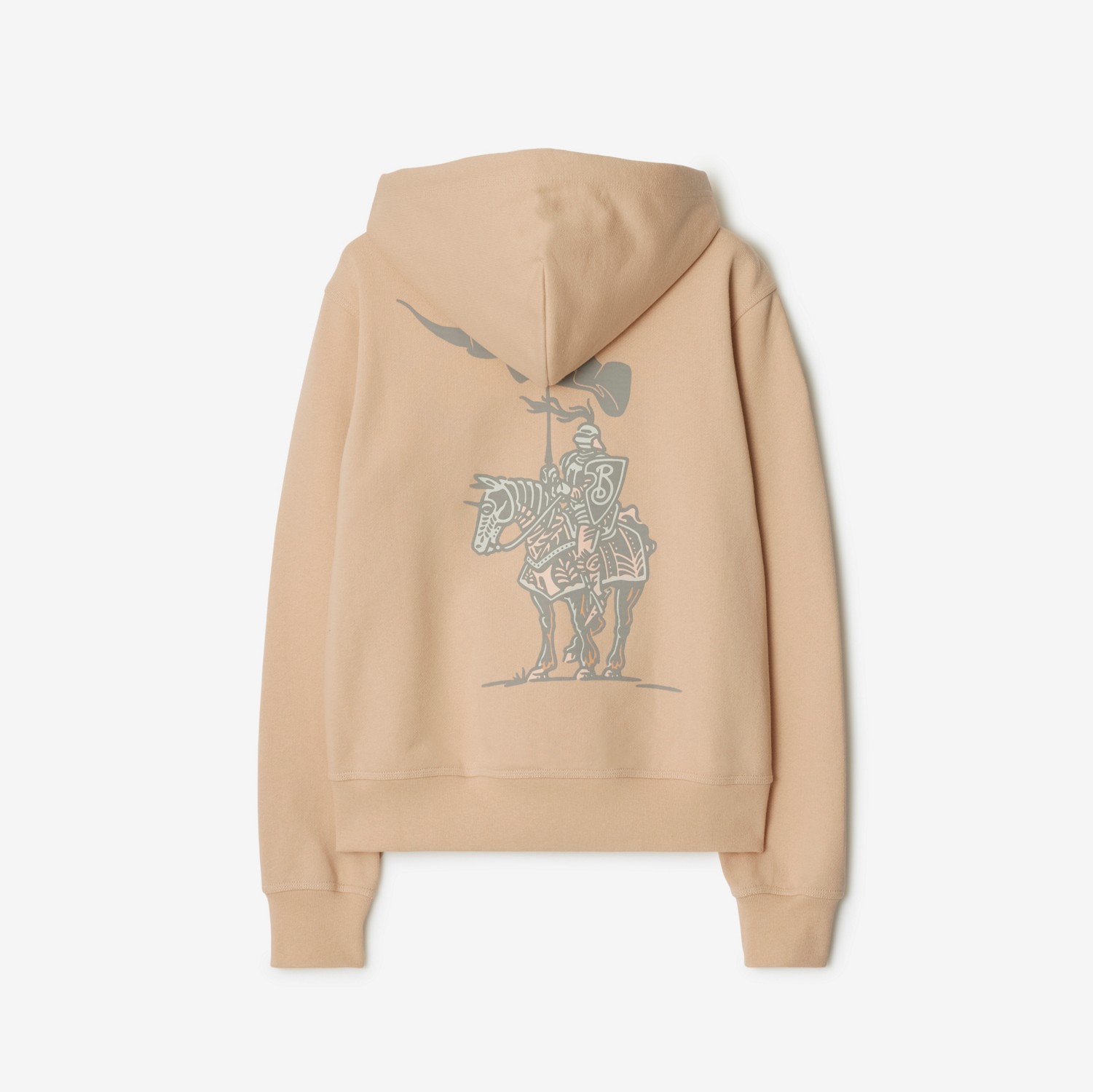 EKD Cotton Zip Hoodie in Teacup - Women | Burberry® Official EKD Cotton Zip Hoodie in Teacup - Women | Burberry® Official