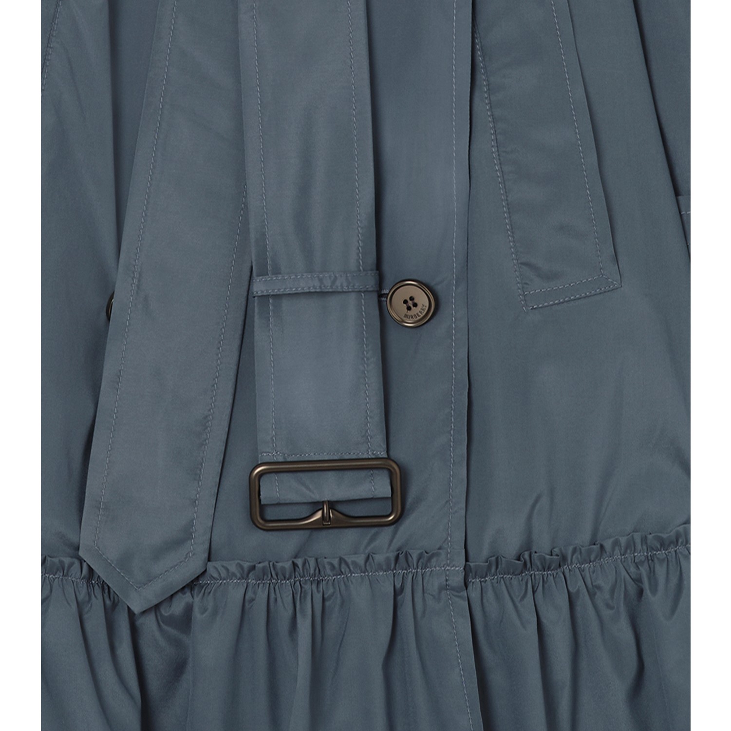 Short Silk Tillydrine Trench Coat
