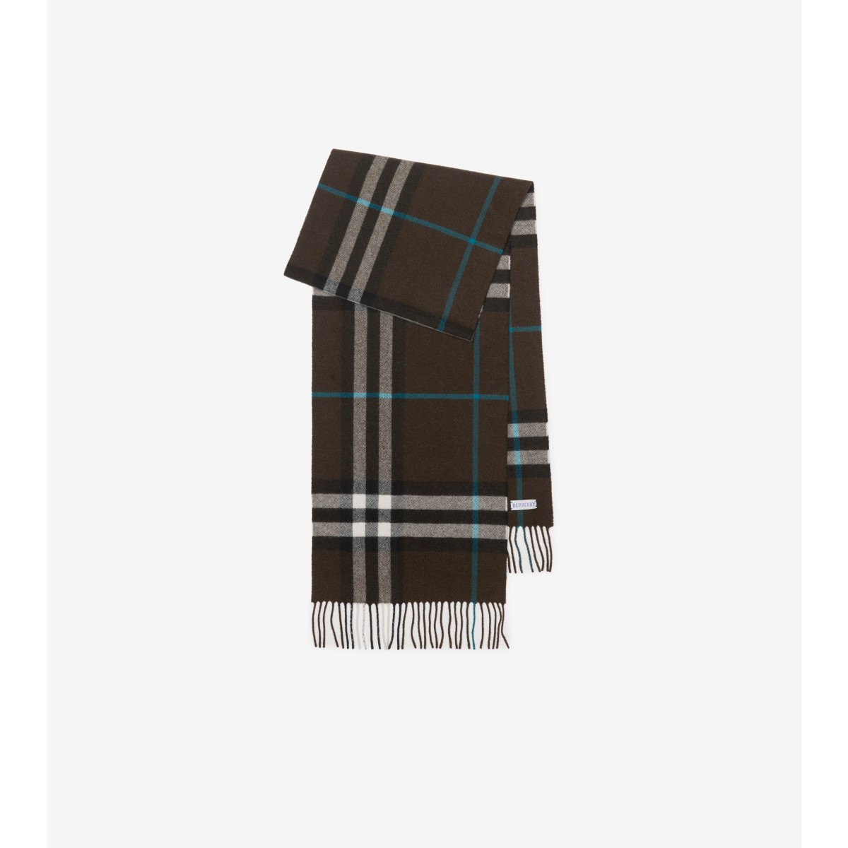Burberry Check Cashmere Scarf In Snug
