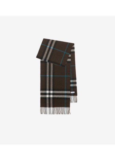 Check Cashmere Scarf