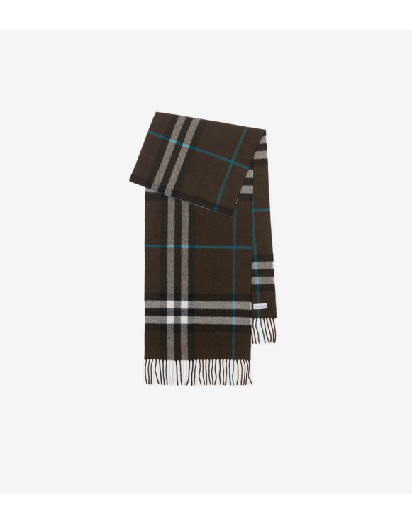 Check Cashmere Scarf