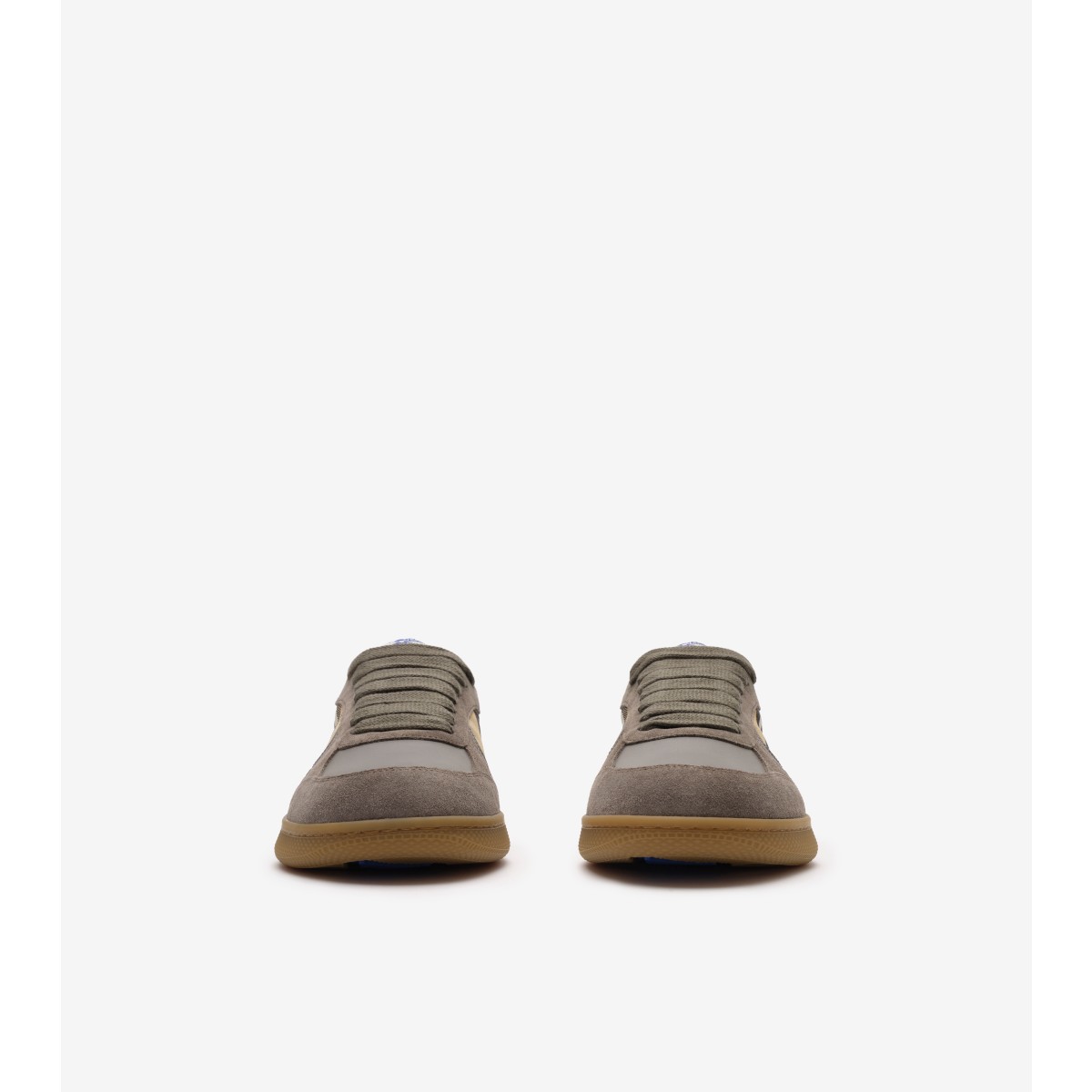  Check Leather, Suede and Terrace Sneakers​