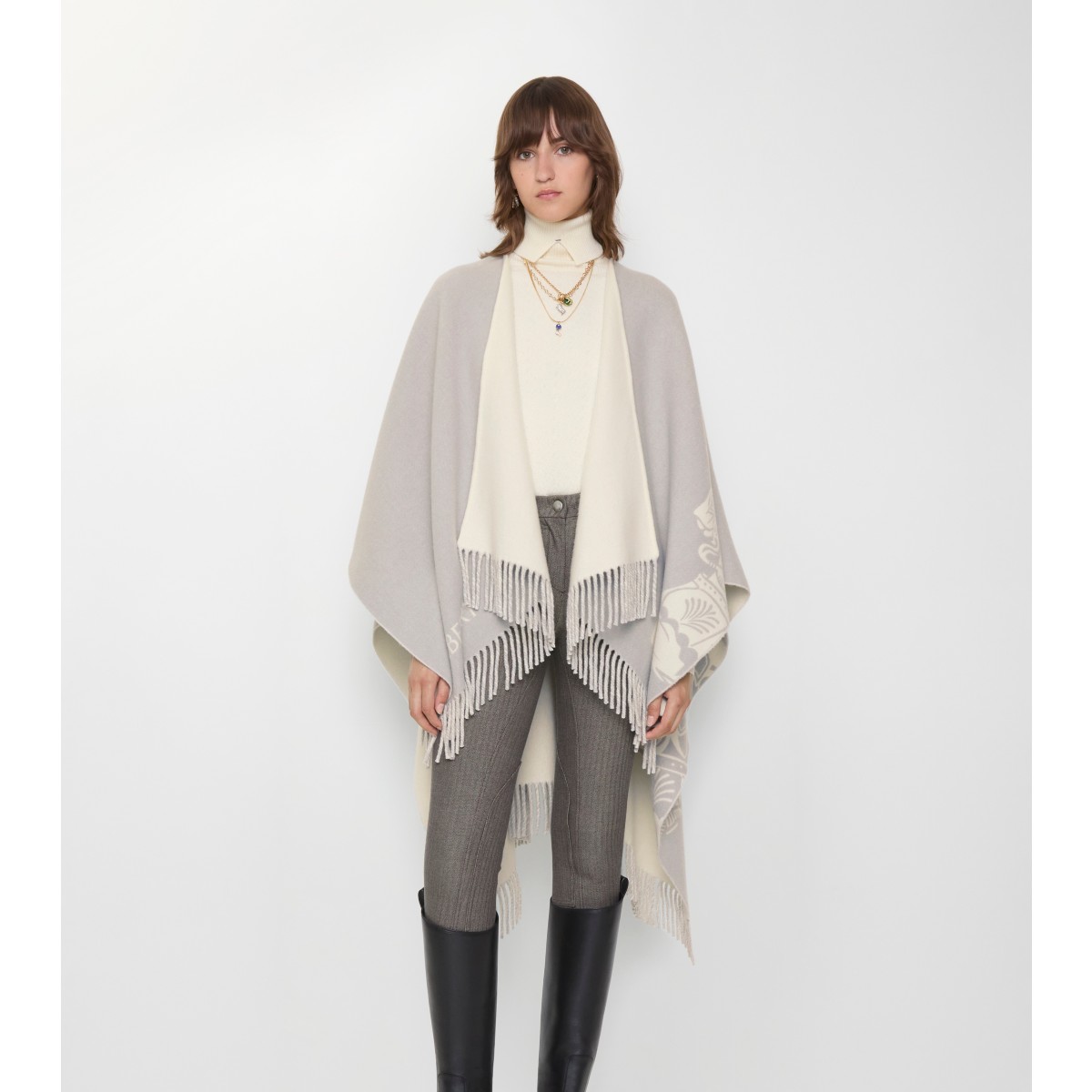 EKD Wool Cashmere Cape
