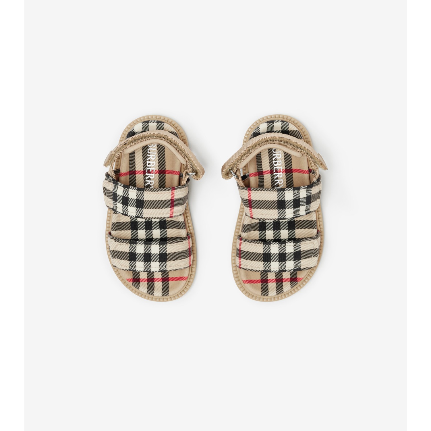 Burberry ardall web 2025 y house check sandals