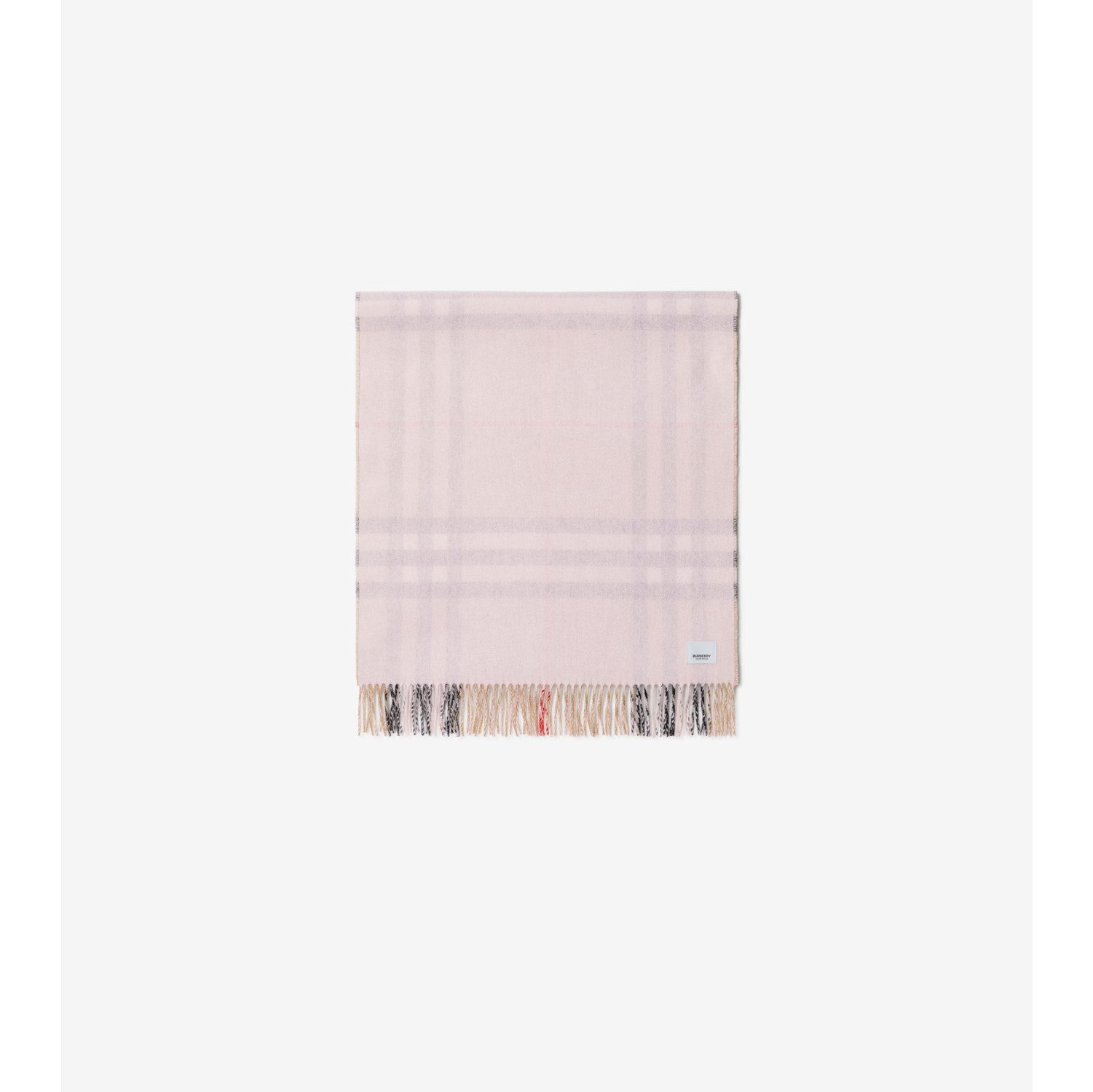 Reversible Check Cashmere Scarf