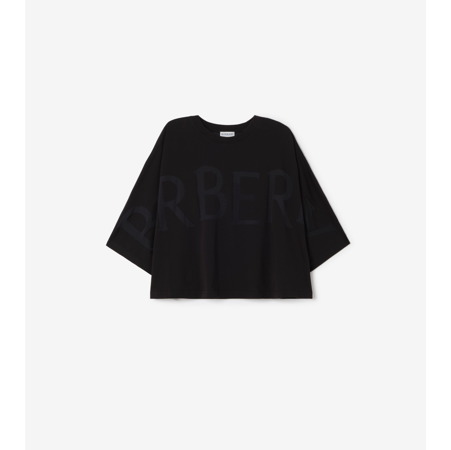 ロゴ コットンブレンド Tシャツ (ブラック) - ウィメンズ | Burberry