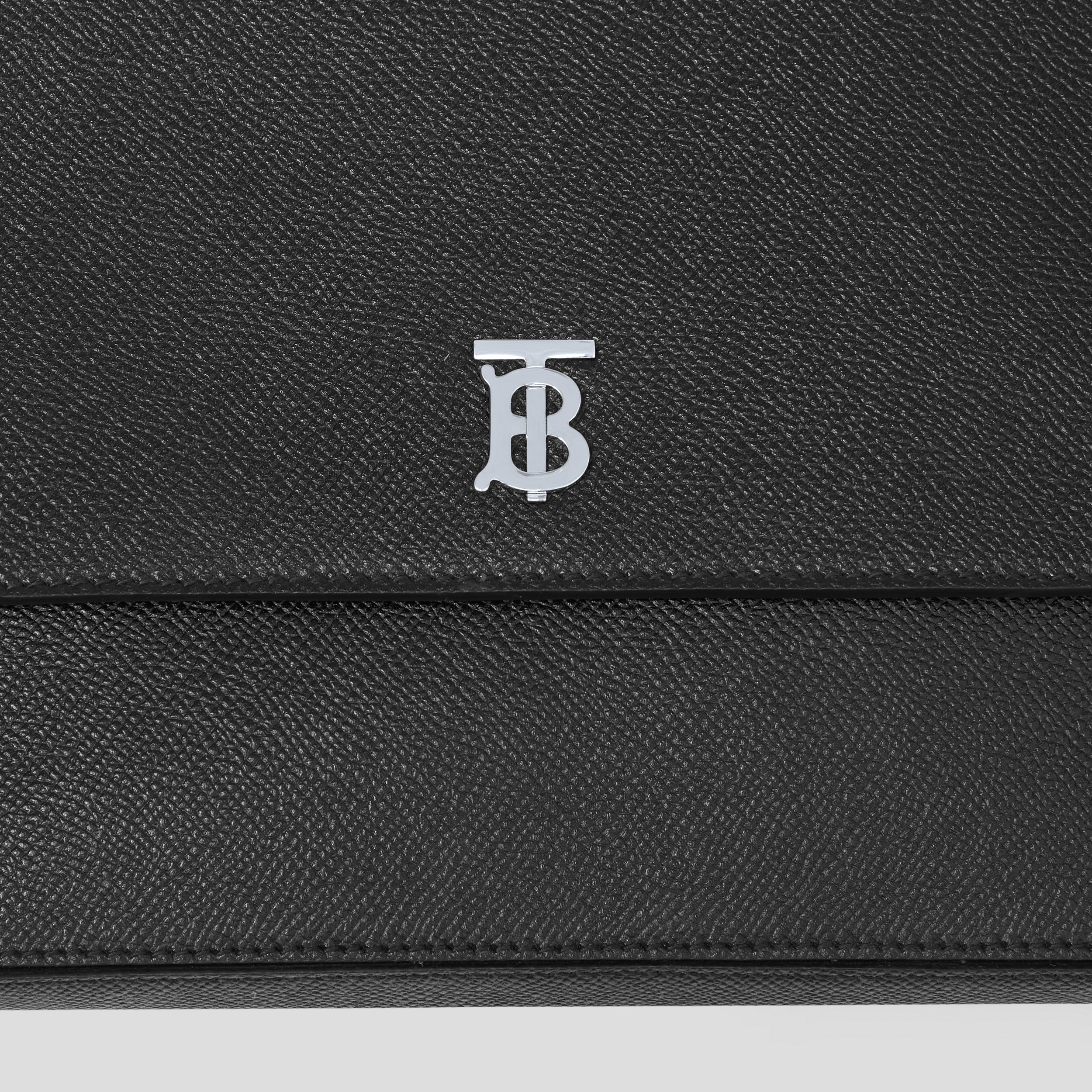 Leather Small Wright Messenger Bag in Black - Men | Burberry® Official - 2