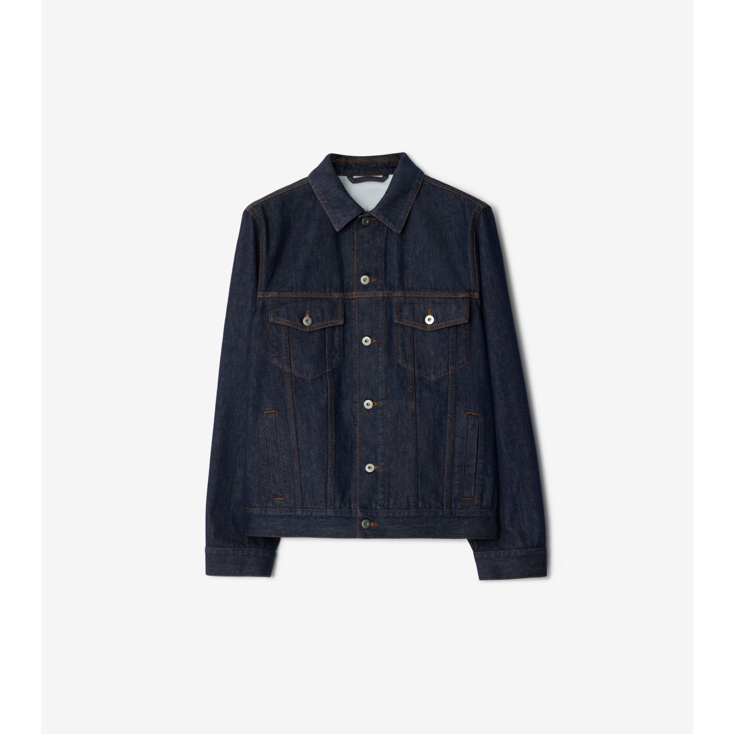 Denim Jacket in Denim blue Men Cotton Burberry Official