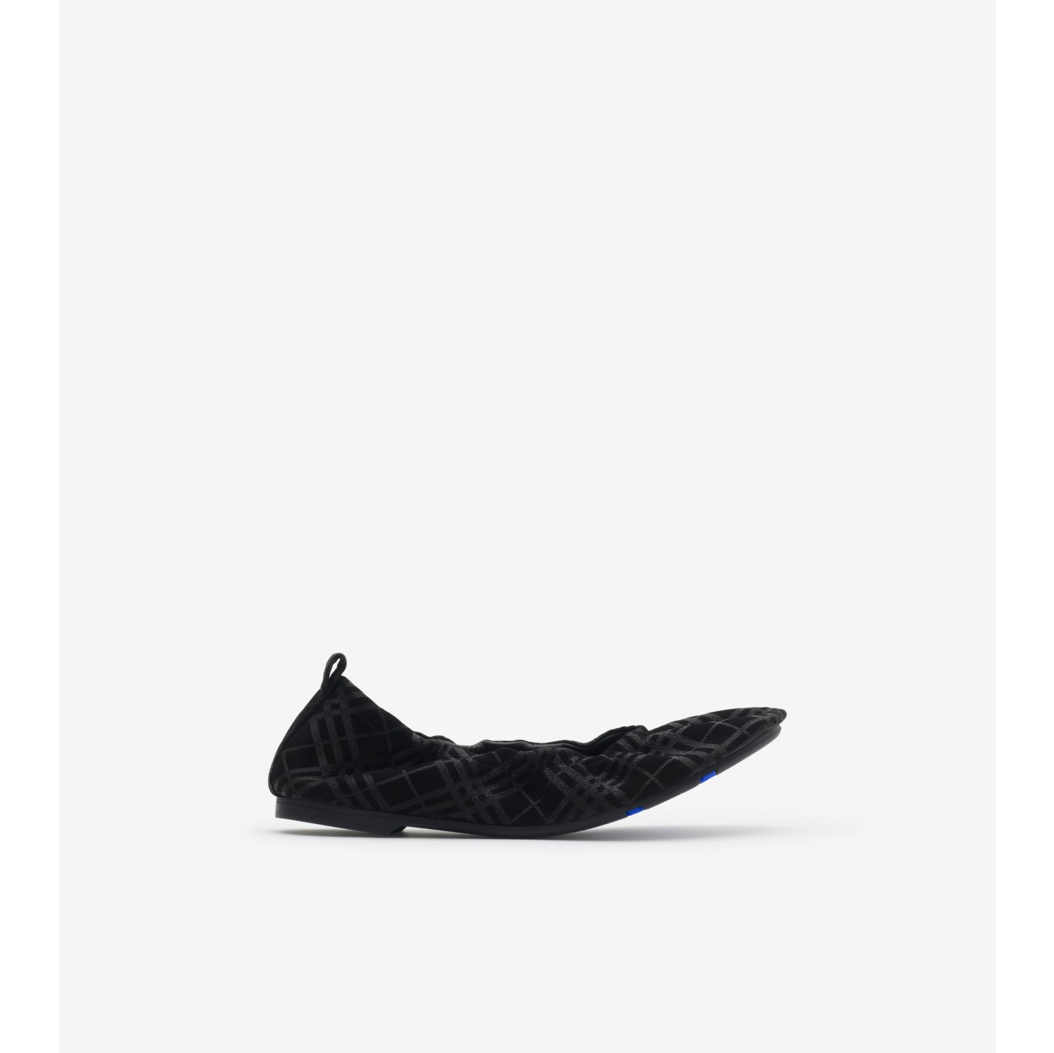 Ballerines Baby en cuir velours Check​