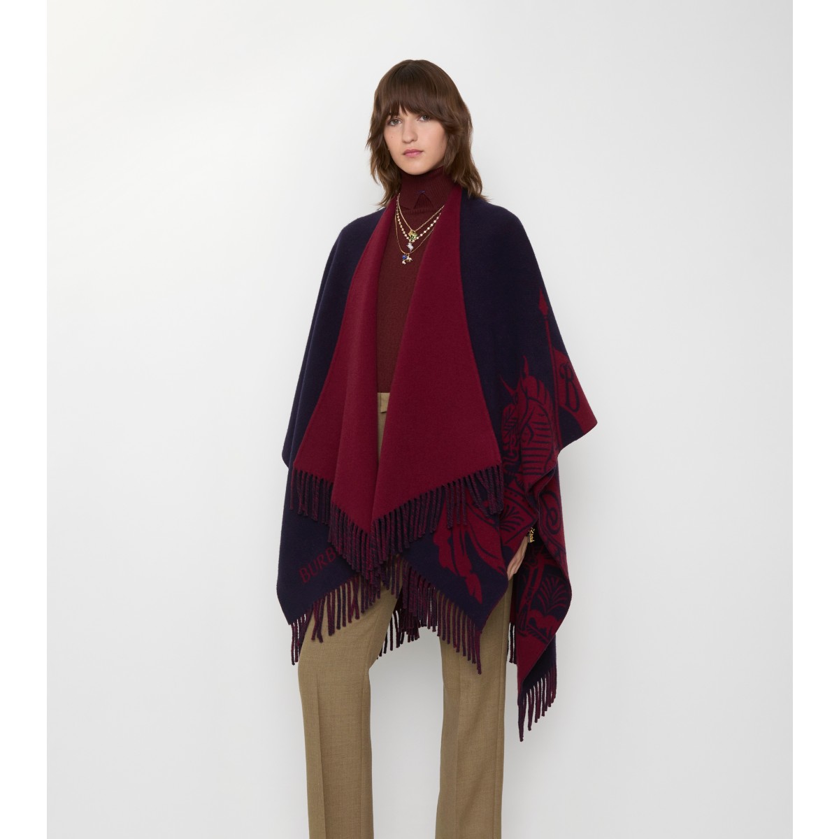  EKD Wool Cashmere Cape