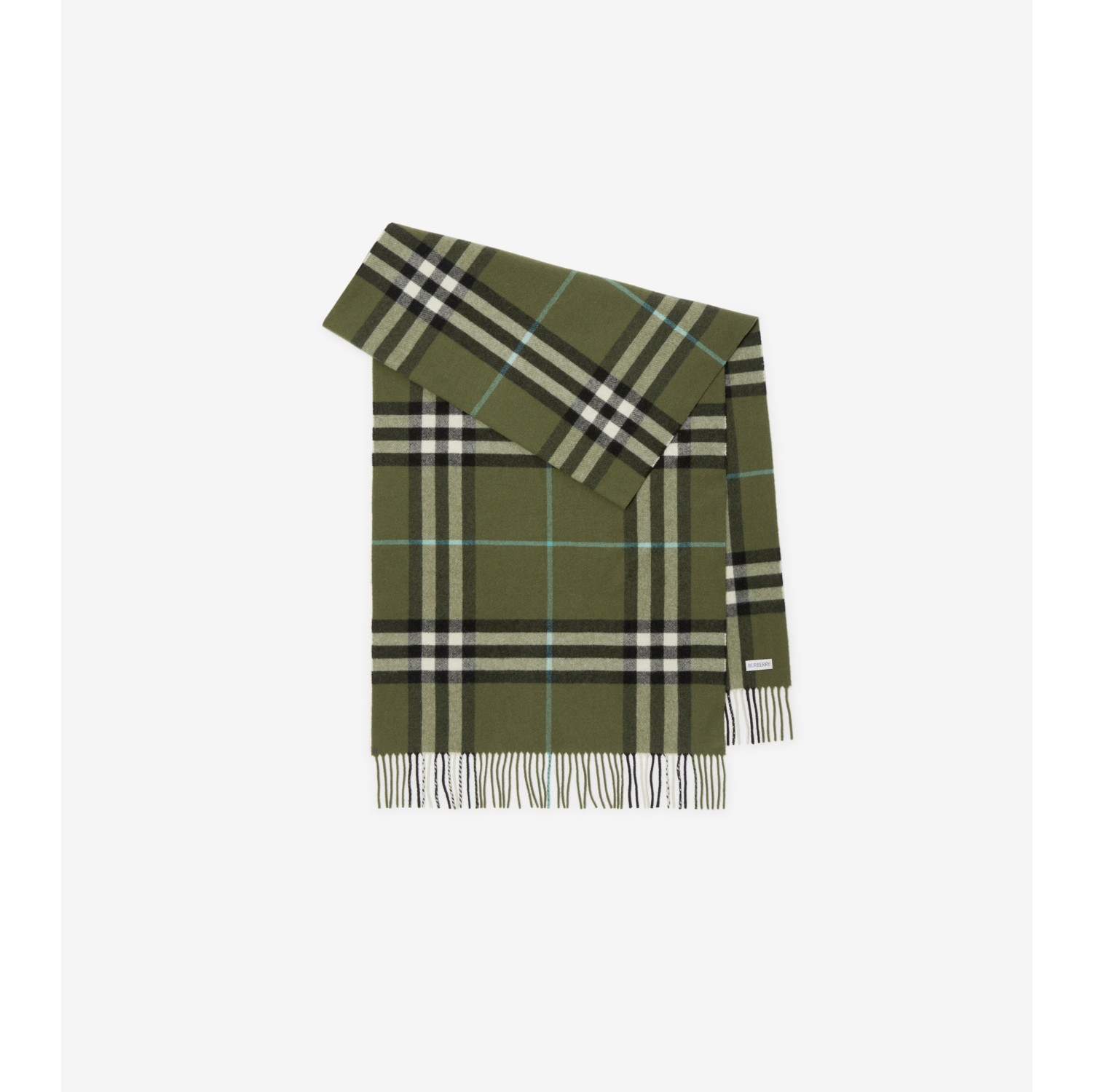 ワイド チェック カシミアスカーフ (シュラブ) | Burberry®公式サイト