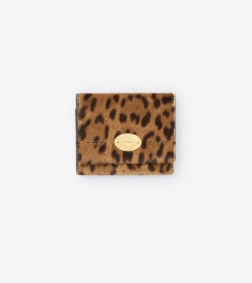 Burberry コッツウォルズ ウォレット​ (レオパード／ブラック) - ウィメンズ | Burberry®公式サイト