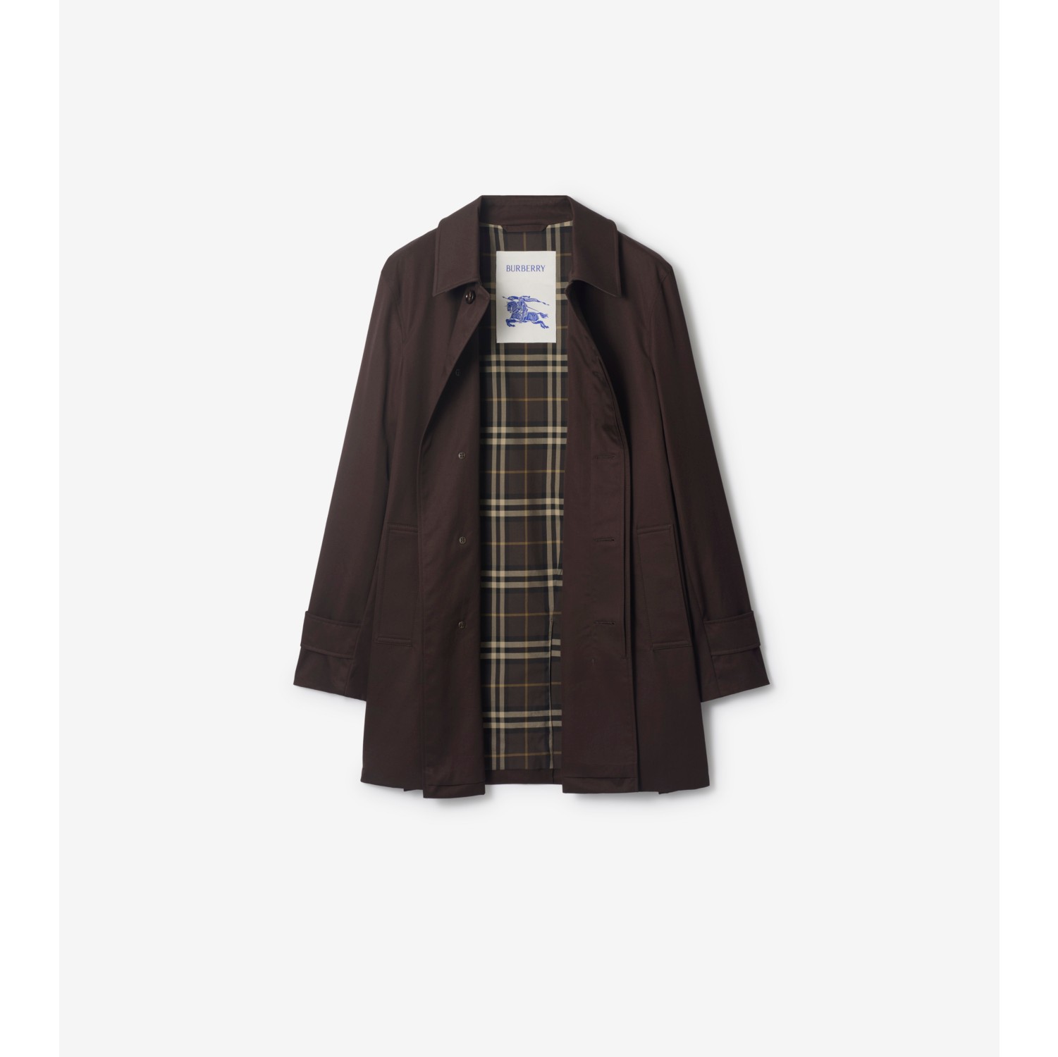 Short Gabardine Car Coat