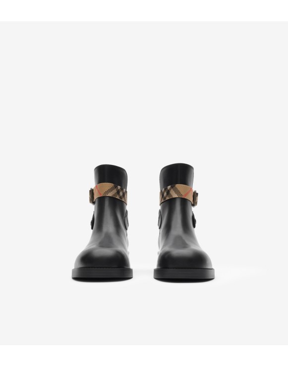 BURBERRY ハイヒール ミドルブーツ ウィングチップ 美品 ウィメンズ デザイナー ブーツ｜Burberry® 公式サイト