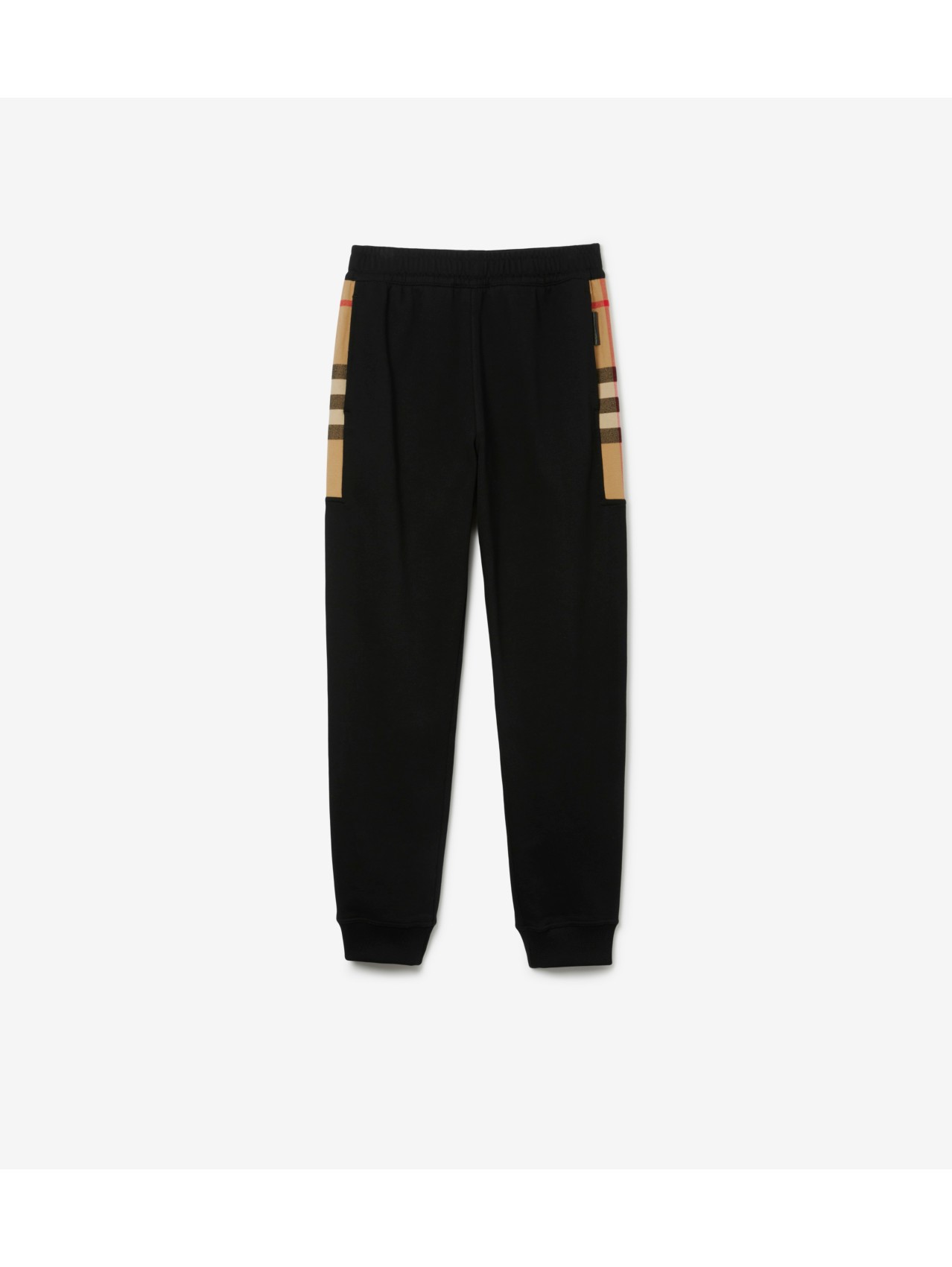 BURBERRY Track pants DEANSTONE in black/ beige