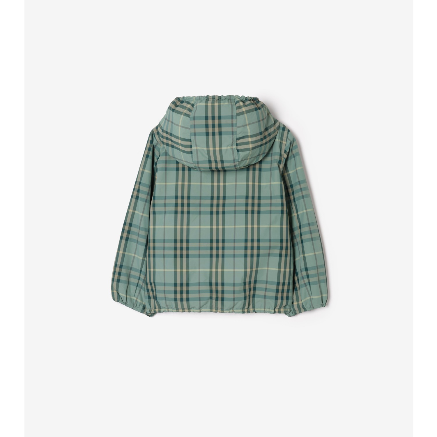 Reversible Check Hooded Jacket