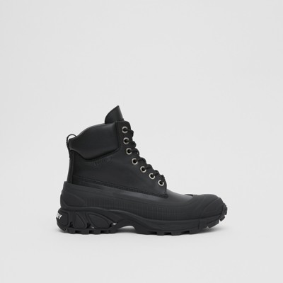 burberry boots mens black