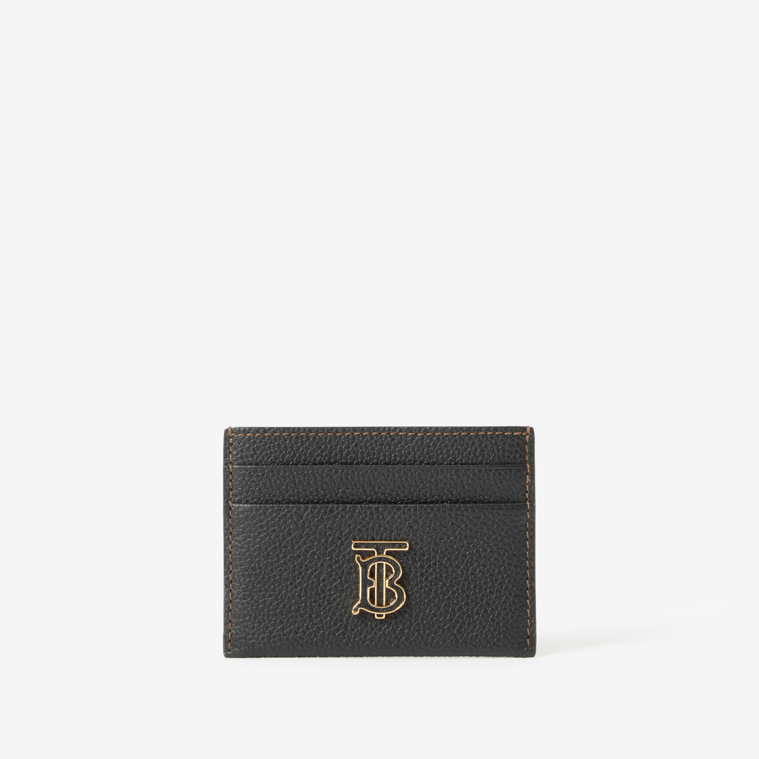 Grainy Leather TB Card Case in Black - Women | Burberry® Official