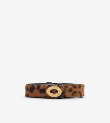 Burberry レオパードプリント コッツウォルズ ベルト (レオパード／ブラック) - ウィメンズ | Burberry®公式サイト