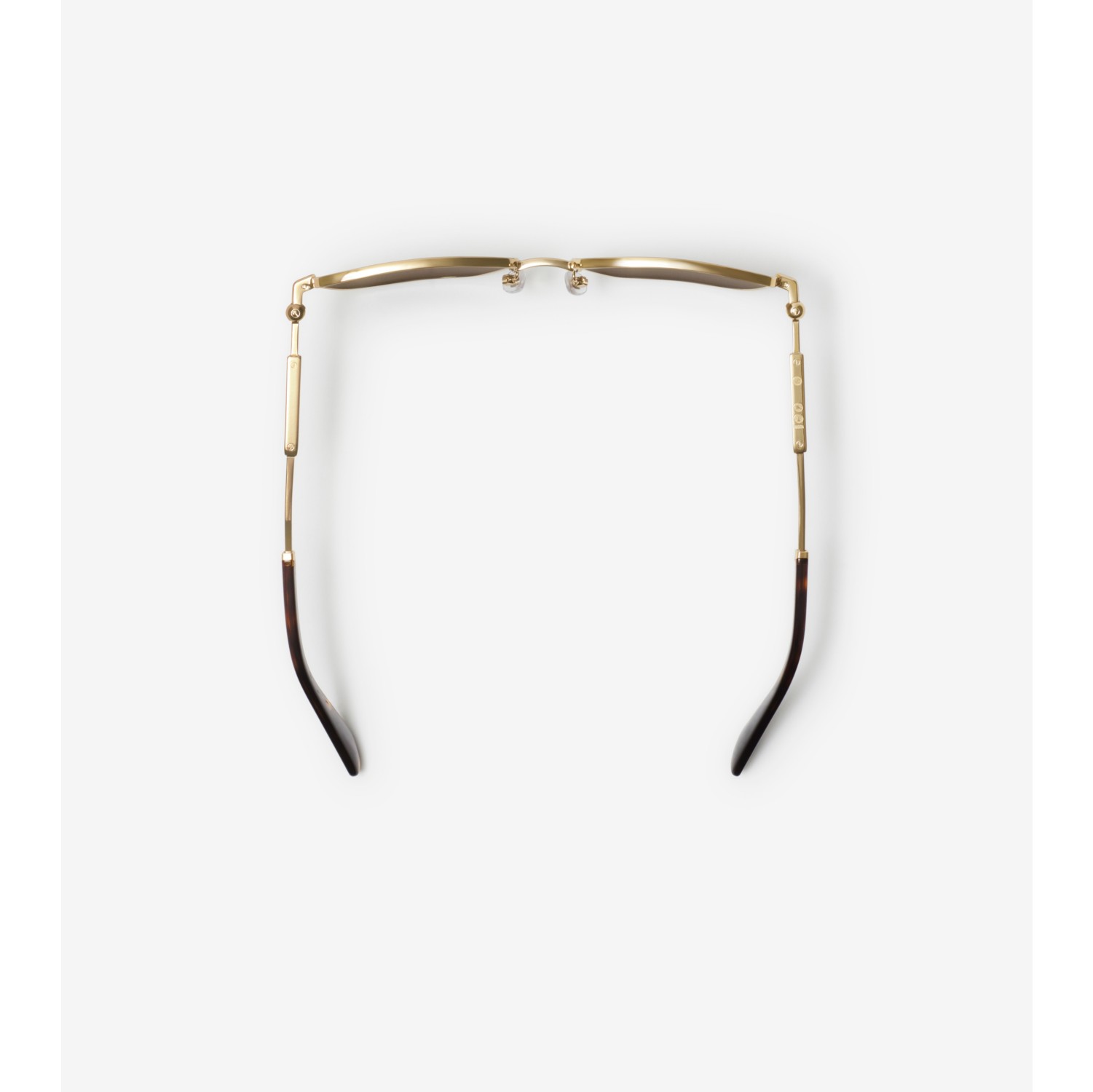 Metal Logo Square Sunglasses​